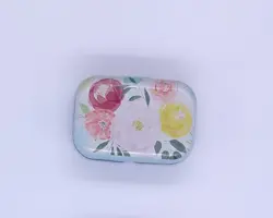 Plechová krabička Květiny akvarelove